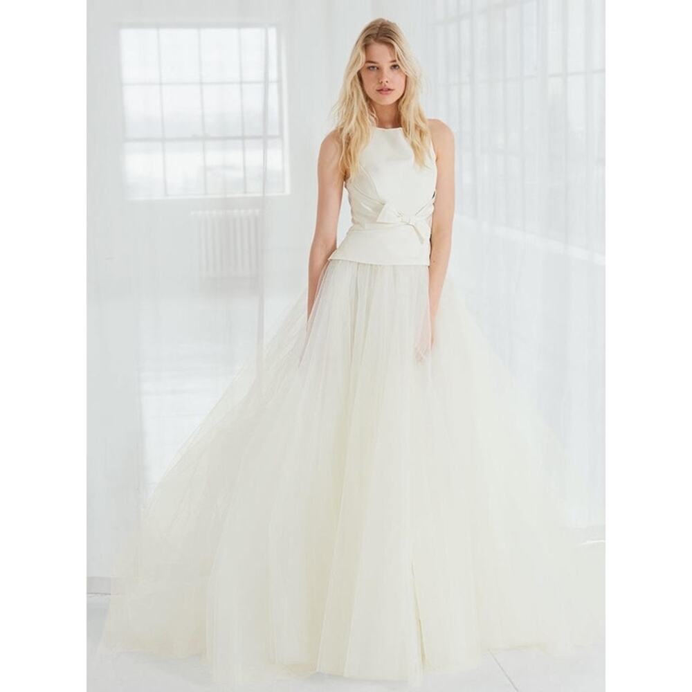 Amsale Wedding Dress Miller Spring 2018 Collection Bridal Size 12 - Picture 2 of 11